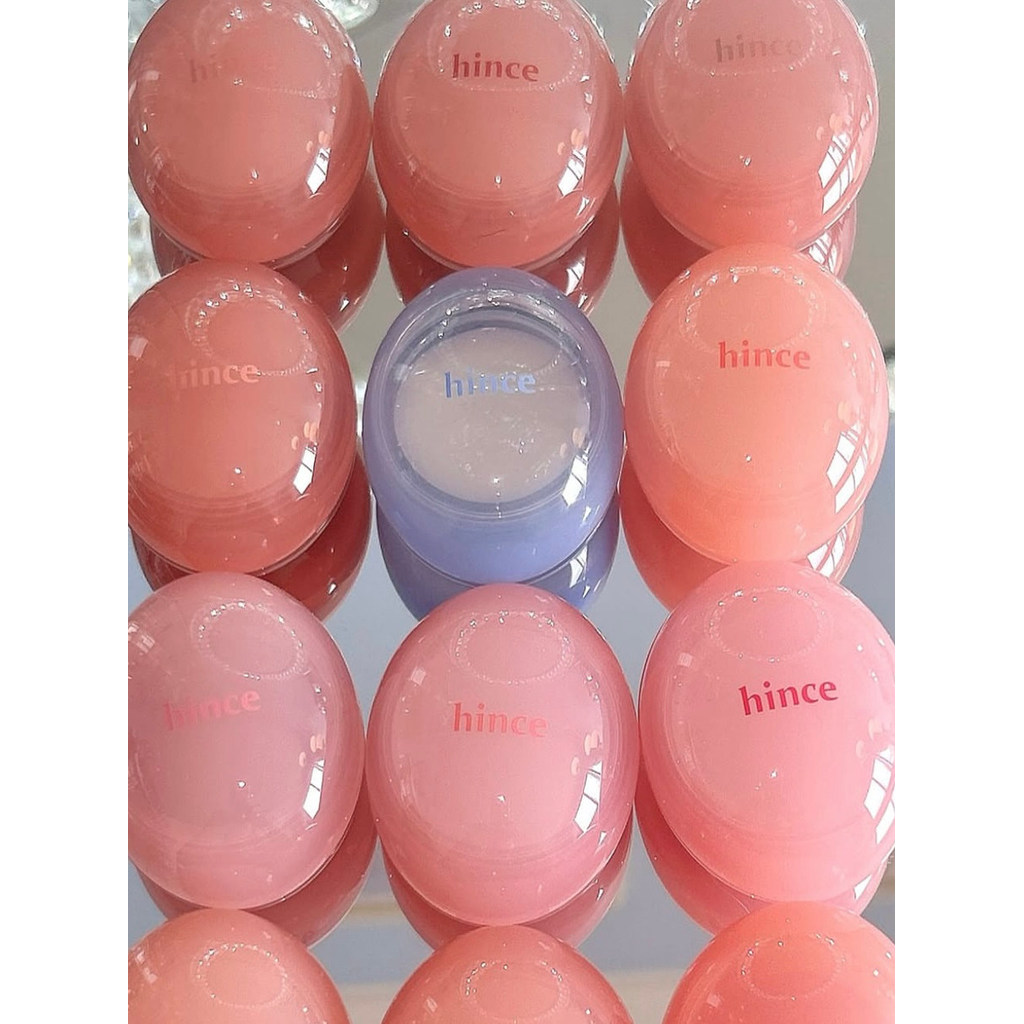 ที่ปัดแก้ม blush มาใหม่ล่าสุด ~ hince Lip Cheek Dual-use Cream Egg-Shaped ลิปสติก Blush Water Gloss 