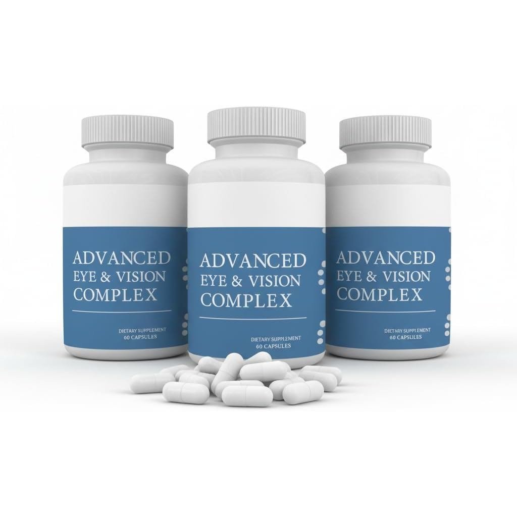 #1 Complete Research Vision Formula Advanced Eye Health อาหารเสริมวิตามินและแร่ธาตุรองรับ w/Bilberry