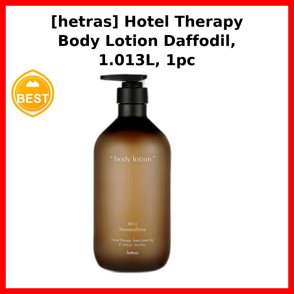 [ตรา] Hotel Therapy Body Lotion Daffodil, 1.013L, 1pc / Korean Body Lotion / Daffodil Scent by Picko