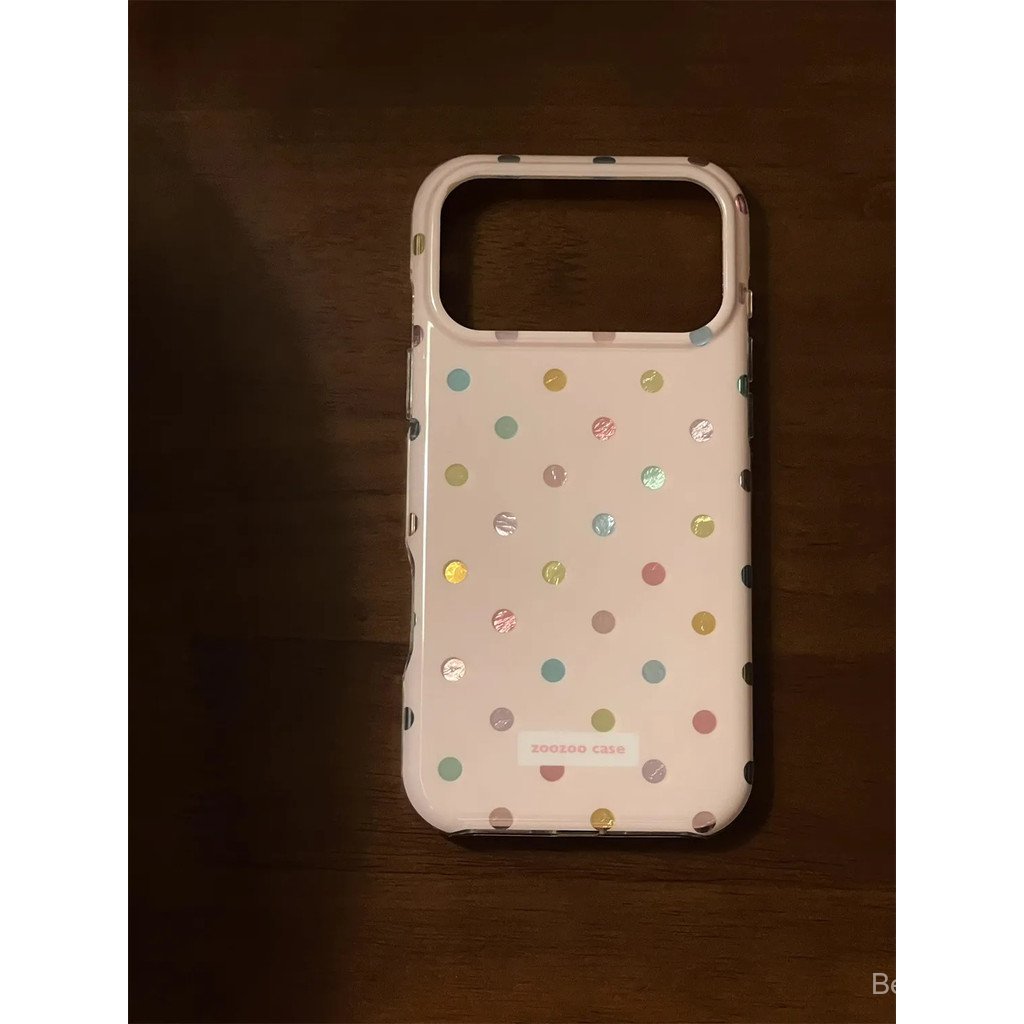 เคสโทรศัพท์ เหมาะสําหรับ iPhone 11 12 13 14 15 16 17 Pro max Plus เต็มหน้าจอ Polka Dot Bear กันกระแทกกันกระแทกป้องกันกรณีรวมทุกอย่างกรณี XVTX