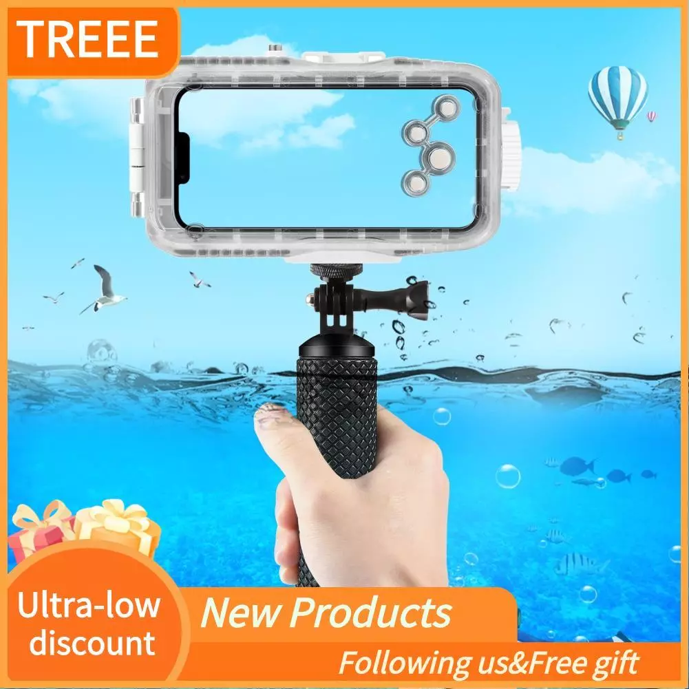 PULUZ PU868B ด้ามจับลอยน้ำสำหรับ GoPro Hero 12/11/10/9 Insta360 DJI Osmo