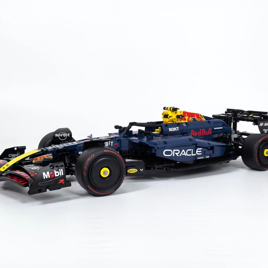 BNDS เหมาะสําหรับ Lego Building Blocks 42206 RB20 สูตร F1 โปร่งใส Optimization เทคโนโลยี Group Build