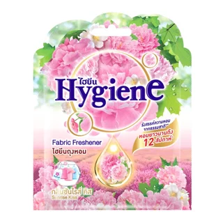 FernnyBaby ไฮยีน ผลิตภัณฑ์ถุงหอม Hygiene Fragrant Bag 8G Sunrise Kiss Scent ไฮยิน กลิ่น ซันไรส์คิส สีชมพู 8 กรัม