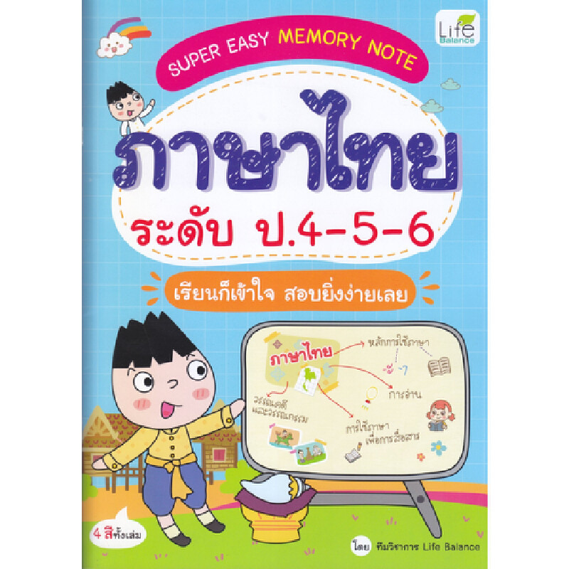 B2S หนังสือ SUPER EASY MEMORY NOTE สังคม ระดับ ป.4-5-6 เรียนก็เข้าใจ สอบยิ่งง่ายเลย