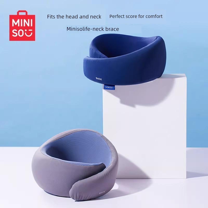 หมอนรองหลัง หมอนรองคอ MINISO MINISO Life Neck Support หมอนรองคอเครื่องบิน หมอนรูปตัว U หมอนเดินทางใน