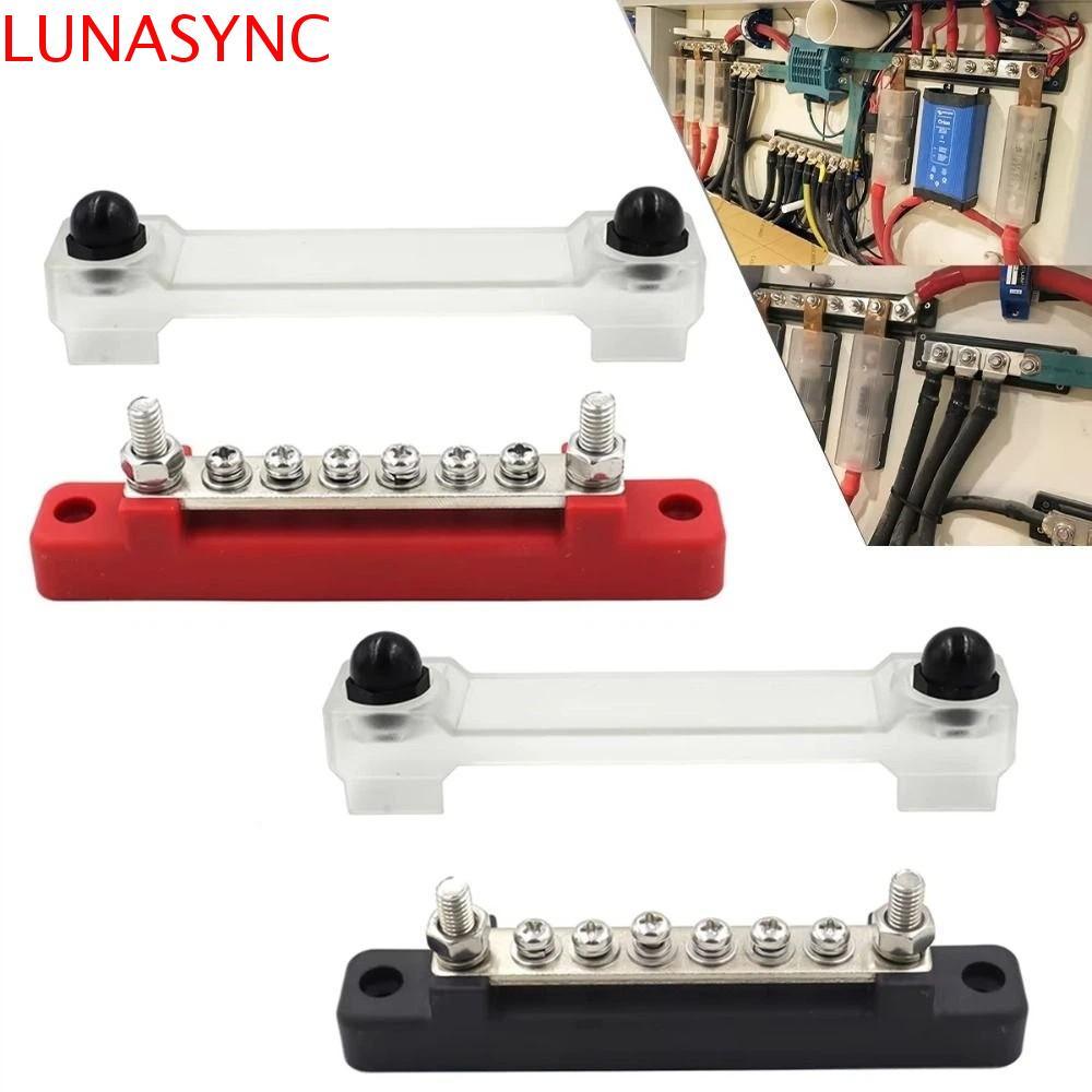 LUNASYNC Power Distribution Block,กันน้ํา 150Aไฟฟ้า Terminal Block,Power Distribution 12V 10 Way 1/4