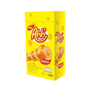 [สินค้าส่งด่วน] อ๊ะห์ ข้าวโพดอบกรอบชีส 14.5 ก.X12 AHH SIIP CORN ROLL CHEESE 14.5 G X12