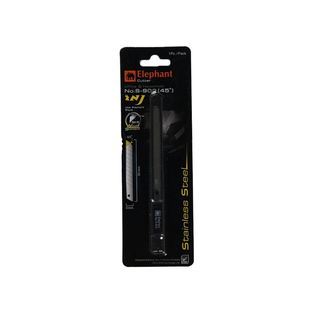 ตราช้าง คัตเตอร์ 9มม. รุ่น S-902 ELEPHANT CUTTER 9MM. NO.S-902