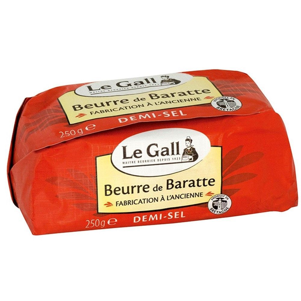 [สินค้าส่งด่วน] เลอแกล เนย ดรัมเชิร์นนิ่ง ชนิดเค็ม 250 กรัม LEGALL SALTED BUTTER DRUM CHURN 250 G