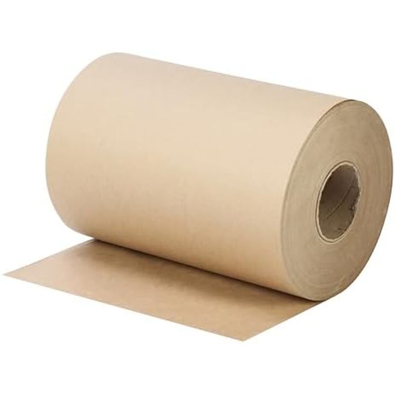 The Boxery Kraft/Brown Kraft Paper Roll, 12” x 10,800” (900’)-40lb. Thickness-Brown Wrapping Paper, 