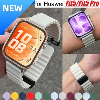 ซิลิโคนกีฬาสําหรับ Huawei Fit 5 Fit 5 5Pro นาฬิกา Fit 4 /4 Pro Fit 3 สร้อยข้อมือ Correa Ocean Watchband สําหรับ Huawei นาฬิกา Fit 4 Pro Band สายรัดข้อมือ