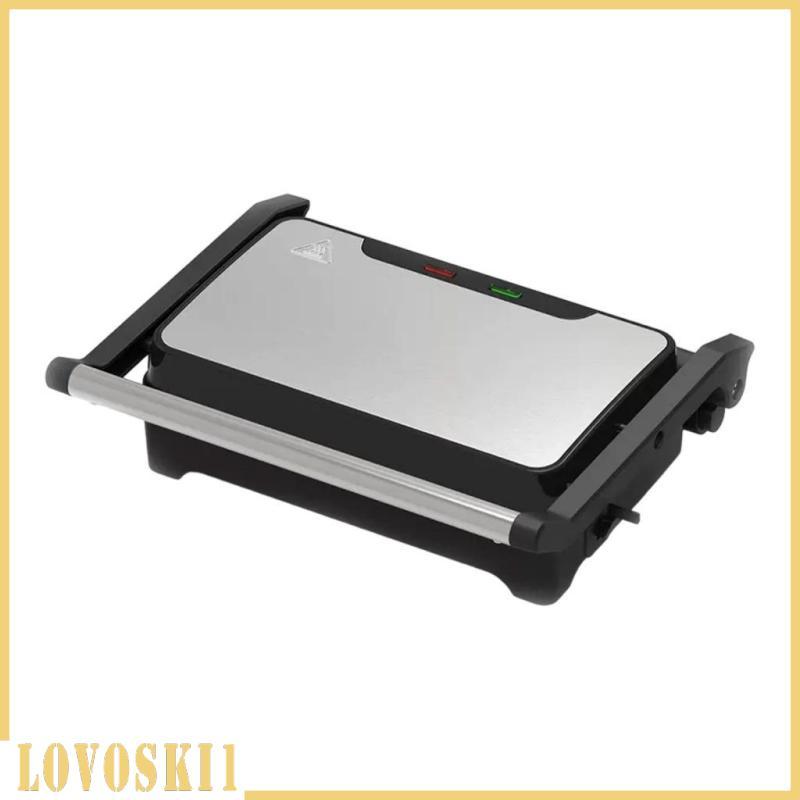 [Lovoski1] Panini Press Grill ทําความสะอาดง่ายกดแซนวิชสําหรับเบอร์เกอร์สเต็กชีส
