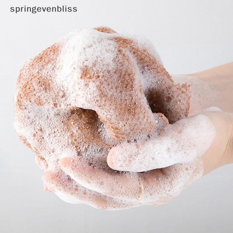 Springevenbliss African Net Sponge Exfoliating Body Scrub Wash Net Washcloth ฟองน้ําอาบน้ํา Springev