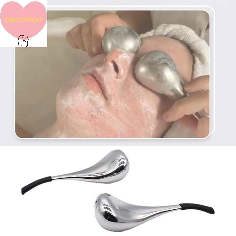 HANHAI Ice Globes เครื่องมือดูแลผิวหน้าสําหรับใบหน้าและตาสแตนเลสความงาม Cryo Stis สําหรับผู้หญิง Coo