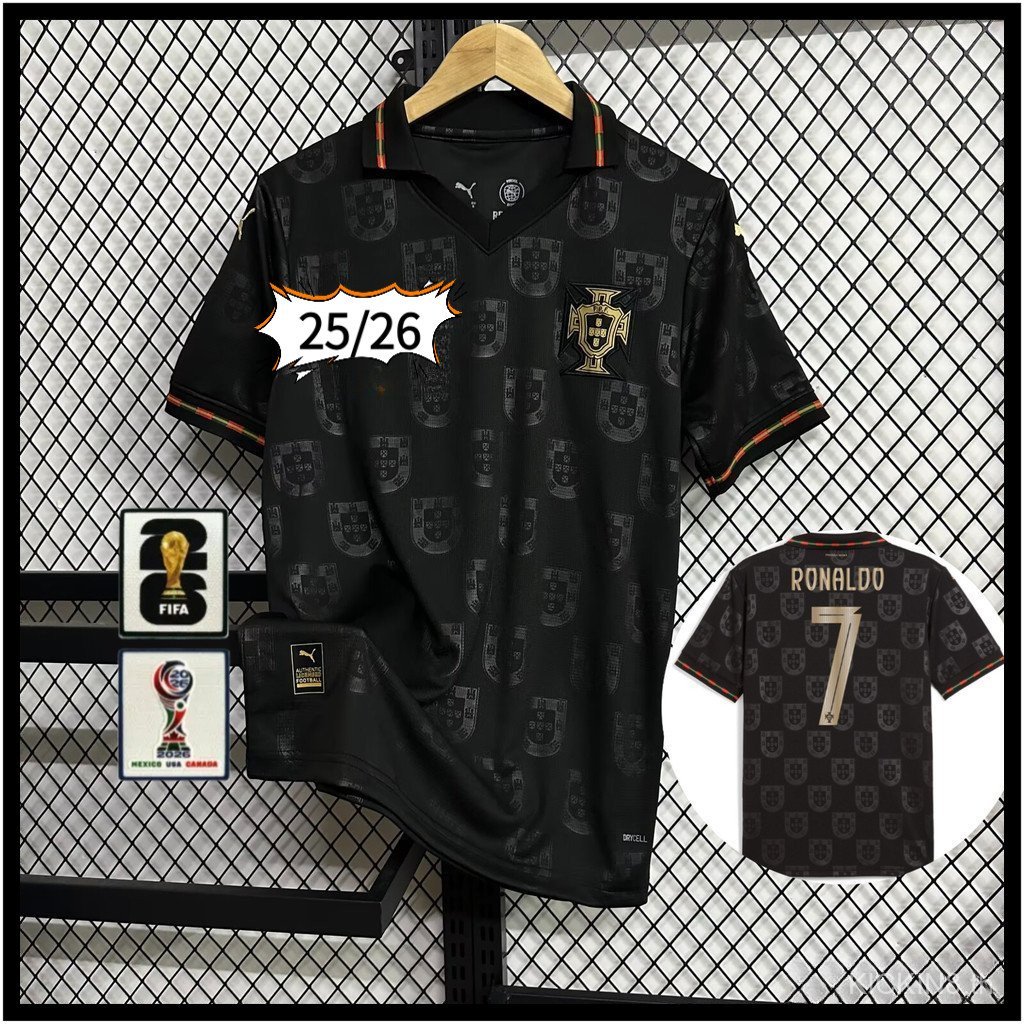 Fan Edition,Season 2025-2026 - [Portugal] เสื้อแข่ง "Eusebio Black Panther" รุ่นพิเศษ