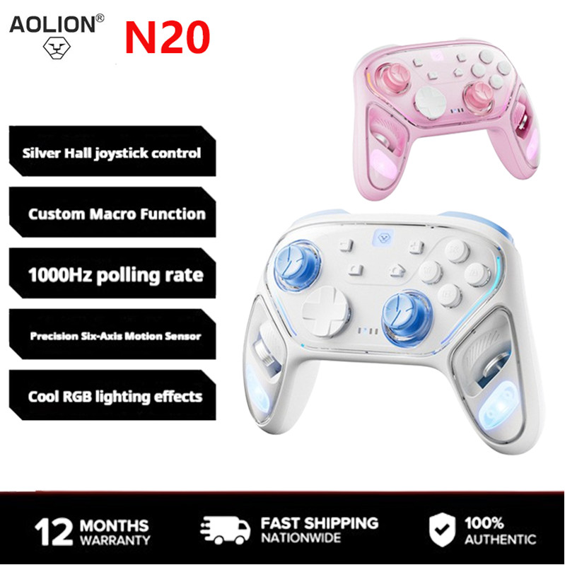 AOLION N20 Gamepad เหมาะสําหรับ Nintendo Switch Xbox ไร้สายบลูทูธ Handle Controller
