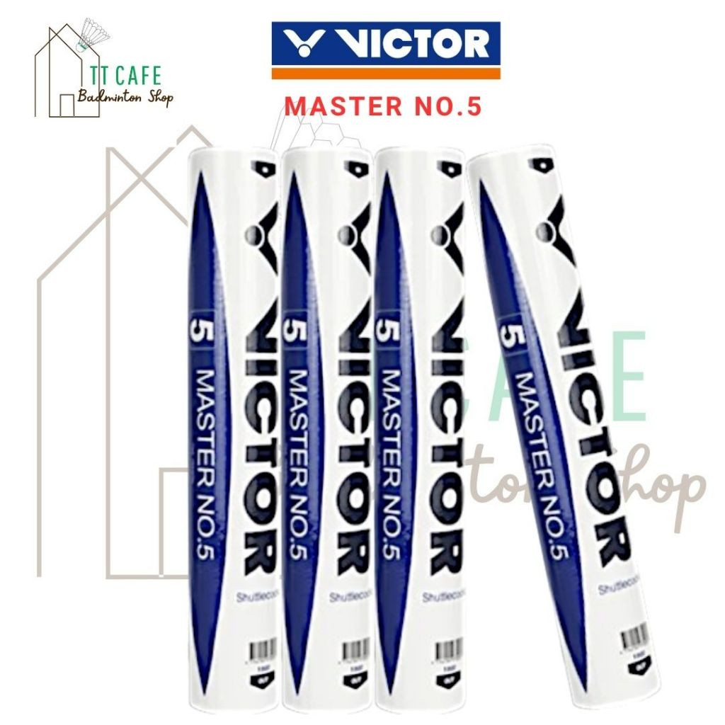VICTOR ลูกแบดมินตัน รุ่น MASTER NO.5 ( 1 หลอด 12 ลูก ) ลิขสิทธิ์แท้จาก VICTOR SPORT THAILAND