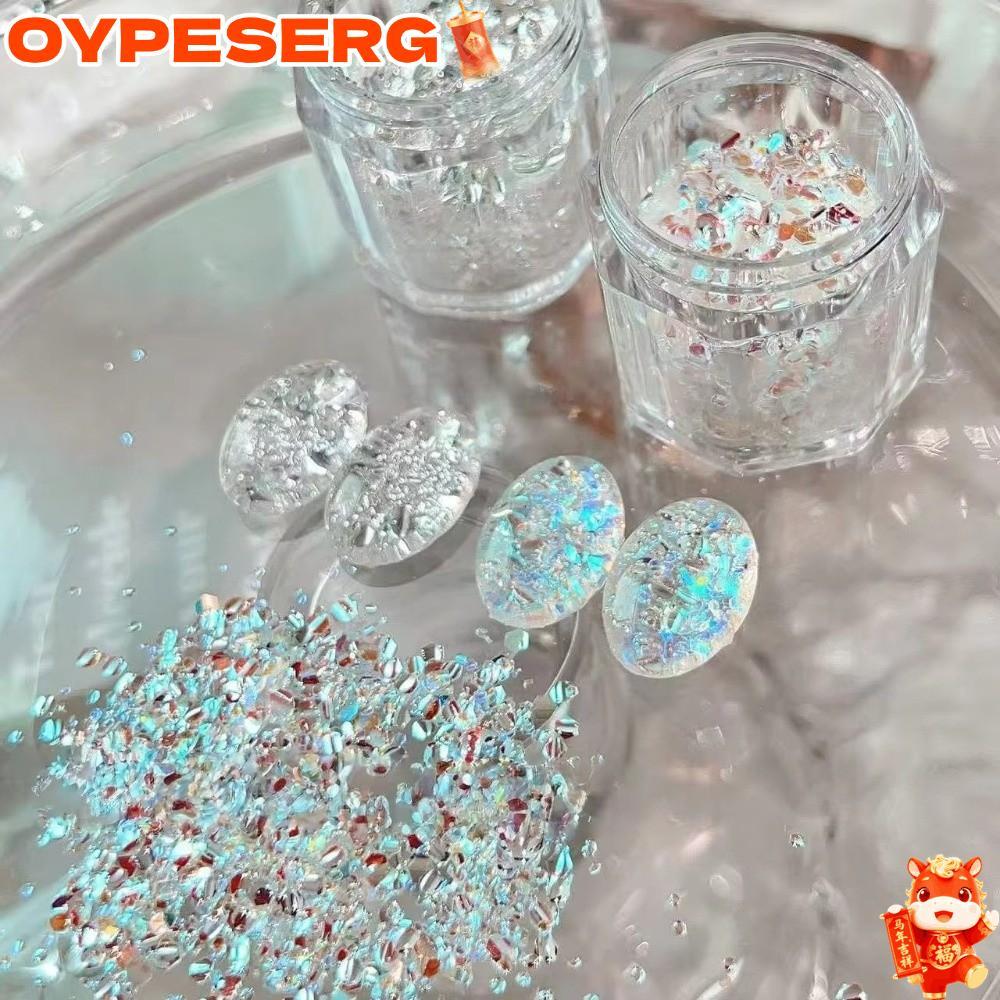 OYPESERG Flash Nail Art, Nail Art DIY Glitter Nail Art Sequins, Blinking Sequins Nail Art Charms