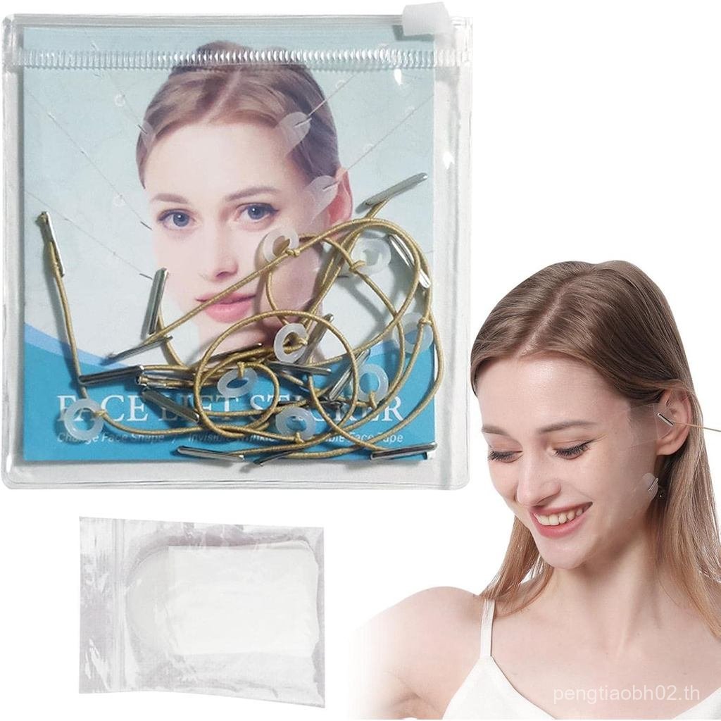Face Lift เทปปรับ Lift สติกเกอร์สําหรับ Face Instant Face Lifting สติกเกอร์ความยืดหยุ่น Lift แพทช์แต