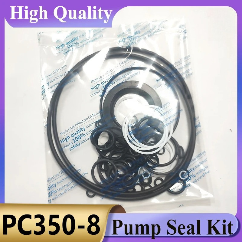 ชุดซีลปั๊มไฮดรอลิกชุดซ่อมสําหรับ Komatsu Excavator PC300-6 PC300-7 PC300-8 PC350-6 PC350-7 PC350-8 P