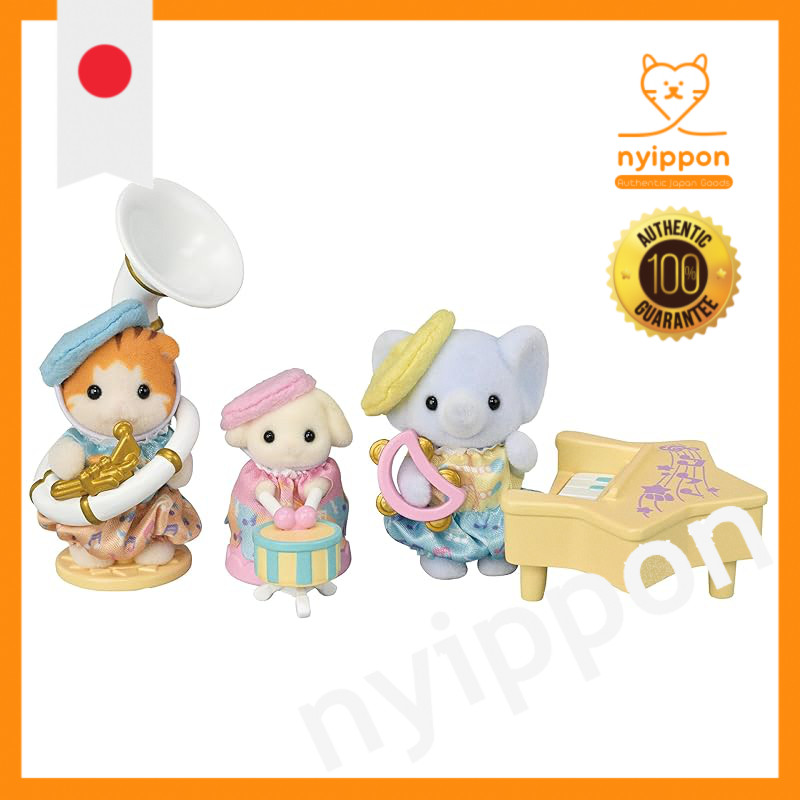 Sylvanian Families Nursery 【 Nursery Performance Set -Doremi Music Band- 】 S-78 ST Mark Certificatio
