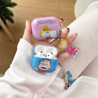 Snoopy Snoopy series สําหรับ Airpods4 Airpods 1/2 3 Pro Pro2 pro3 หูฟังไร้สายบลูทูธป้องกันกรณี AirPods Pro i3 i4 pro3 หูฟังป้องกันกรณี