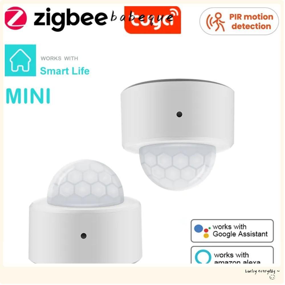 BABEQUE Mini Zigbee, Human Motion Sensor Body อินฟราเรด Tuya สมาร์ท ZigBee, สัญญาณกันขโมยสมาร์ทเซนเซ