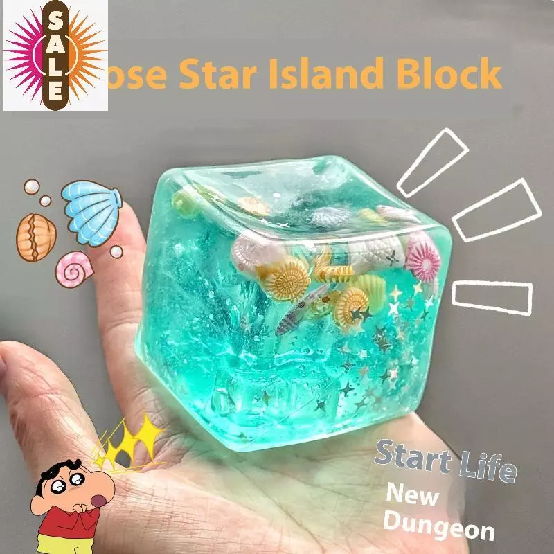 Ap 1 ชิ้นช้า Rise Squishy ของเล่นสําหรับเด็กและผู้ใหญ่ Taba Squishy ความเครียดลูก Cube Ocean Sensory Fidget ของเล่นบีบผ่อนคลายของขวัญที่