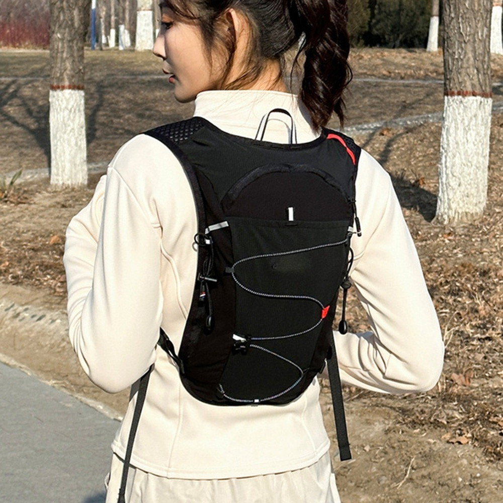 7L เดินป่า ขวดน้ำขนาด 500 มล กระเป๋าเป้สะพายหลังน้ําหนักเบา Breathable กระเป๋าวิ่งกีฬากลางแจ้งเดินป่าขี่จักรยานปีนเขา ราคา ถูกที่สุด ดีลบีเคเค แกลเลอรีภาพที่ 8