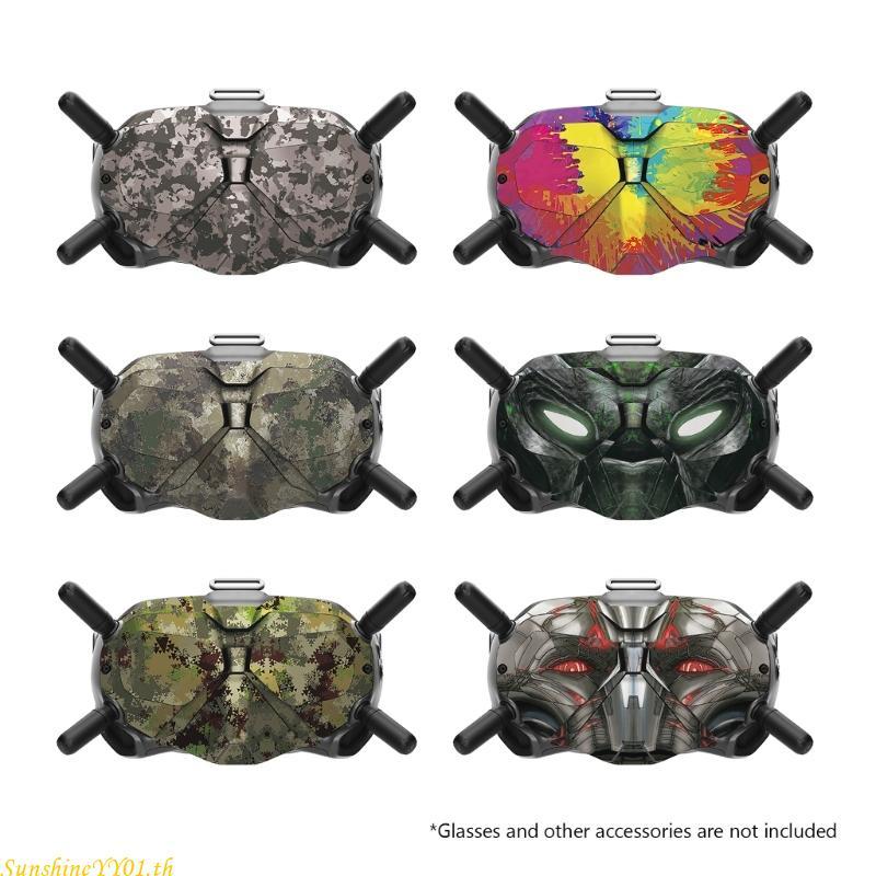 SUN FPV Kit Skin Wrap สําหรับ Avata FPV Goggles PVC สติกเกอร์ Decals 1PC