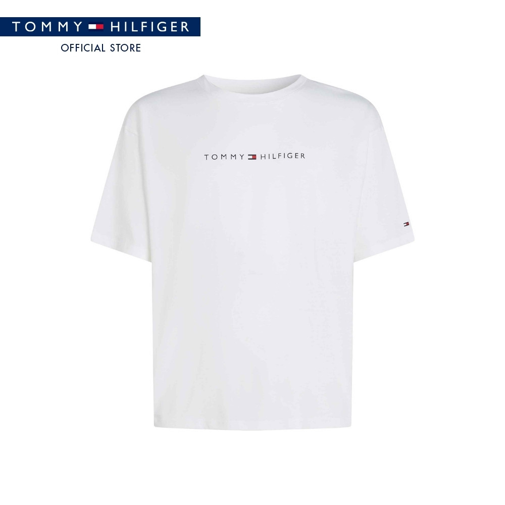 Tommy Hilfiger เสื้อยืด ผู้ชาย รุ่น UM0UM03685 YCF - สีขาว
