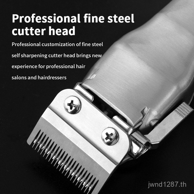 ปัตตาเลี่ยนผม Hairdressing Clipper All-Metal Clipper ผมแบบชาร์จไฟได้ Clipper ผมไฟฟ้า KMDS