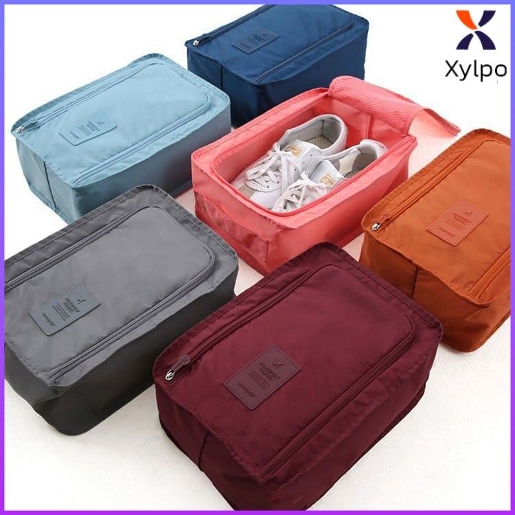 Xylpo กระเป๋าใส่รองเท้า พับพกพา กันน้ำ มีหูหิ้ว จัดระเบียบได้หลากหลาย เหมาะสำหรับเดินทางท่องเที่ยว