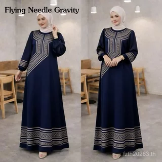 2026 ลาย Kurung Dress พิเศษ Gamis ออกแบบโดย FNG สีสดใส ไฮไลท์ Body Shape & Elegance เสื้อคลุมคุณภาพพรีเมี่ยมราคาไม่แพง