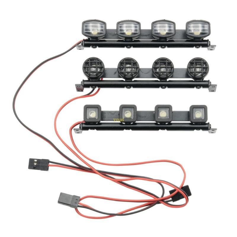 คุณ ไฟหลังคาไฟหน้า LED สําหรับขนาดรีโมทคอนโทรล Rock Crawlers Adventure Ready