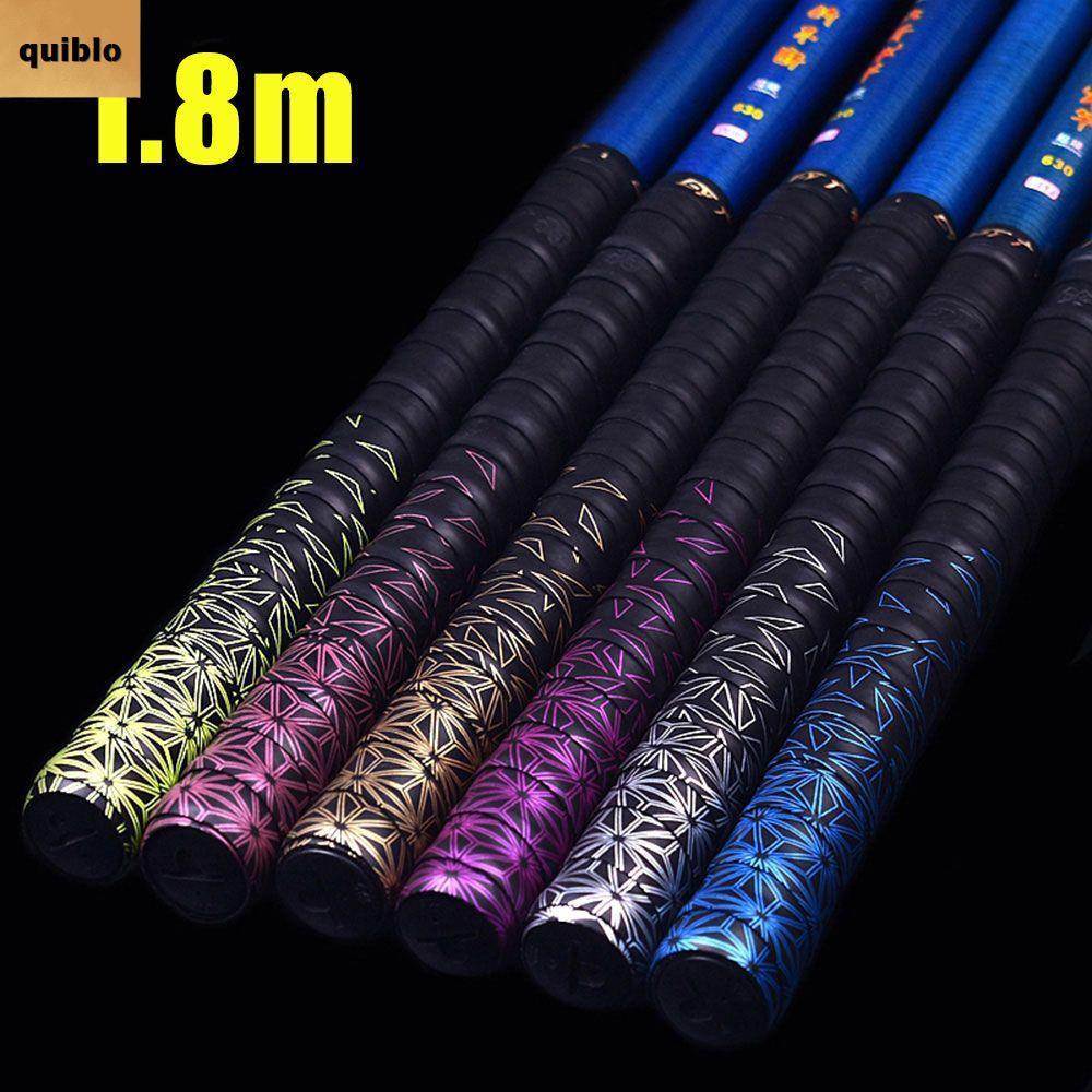 QUIBLO 1.8 M Grip Tape Shock Absorption สําหรับแบดมินตันเบสบอล Bats Windings Over จักรยานจับ Anti-slip Band