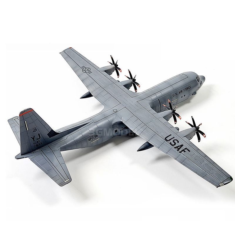 3G รุ่น Edmei ประกอบเครื่องบิน 12631 C-130J-30 Hercules เครื่องบินขนส่ง 1/144