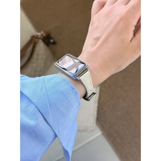 สายหนังสําหรับ Huawei Band 11 10 9 8 สร้อยข้อมือหรูหราสําหรับนาฬิกา Huawei Fit 5 5pro Fit3 2 สายรัดข้อมือทดแทน