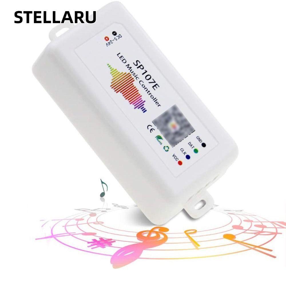 STELLARU LED พิกเซล Strip Controller, Build-in MIC SP105E SP107E SP108E ไฟ LED Controller, แอดเดรสบล