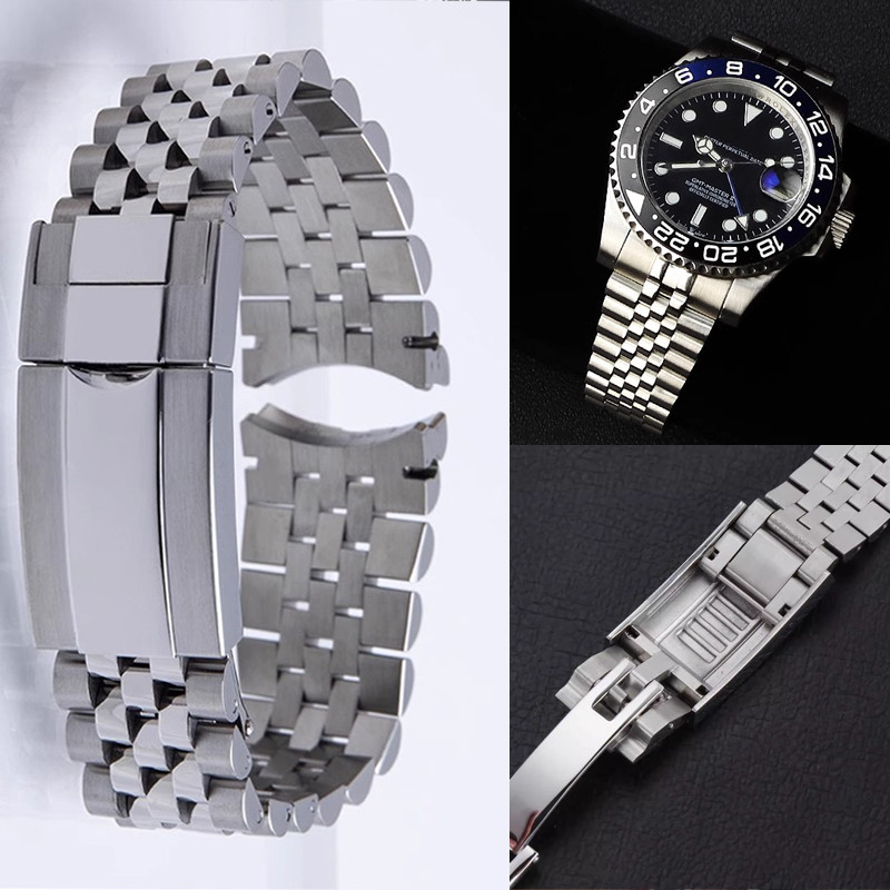 QX 902 Jubilee สายนาฬิกาสําหรับ Rolex Sub GMT Yacht Daytona สายนาฬิกาสร้อยข้อมือหรูหรา Mod อะไหล่อุป