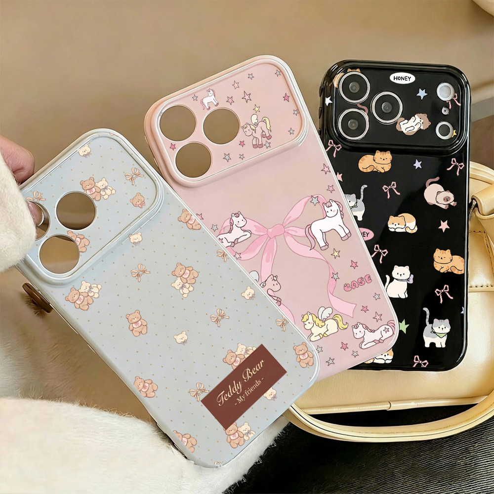 เคสโทรศัพท์ for Samsung A56 A54 A17 A37 A05S A55 5g A36 A26 A35 A15 A16 4g A07 A14 A13 A12 TPU เคส ลายรูปหัวใจด้านข้าง