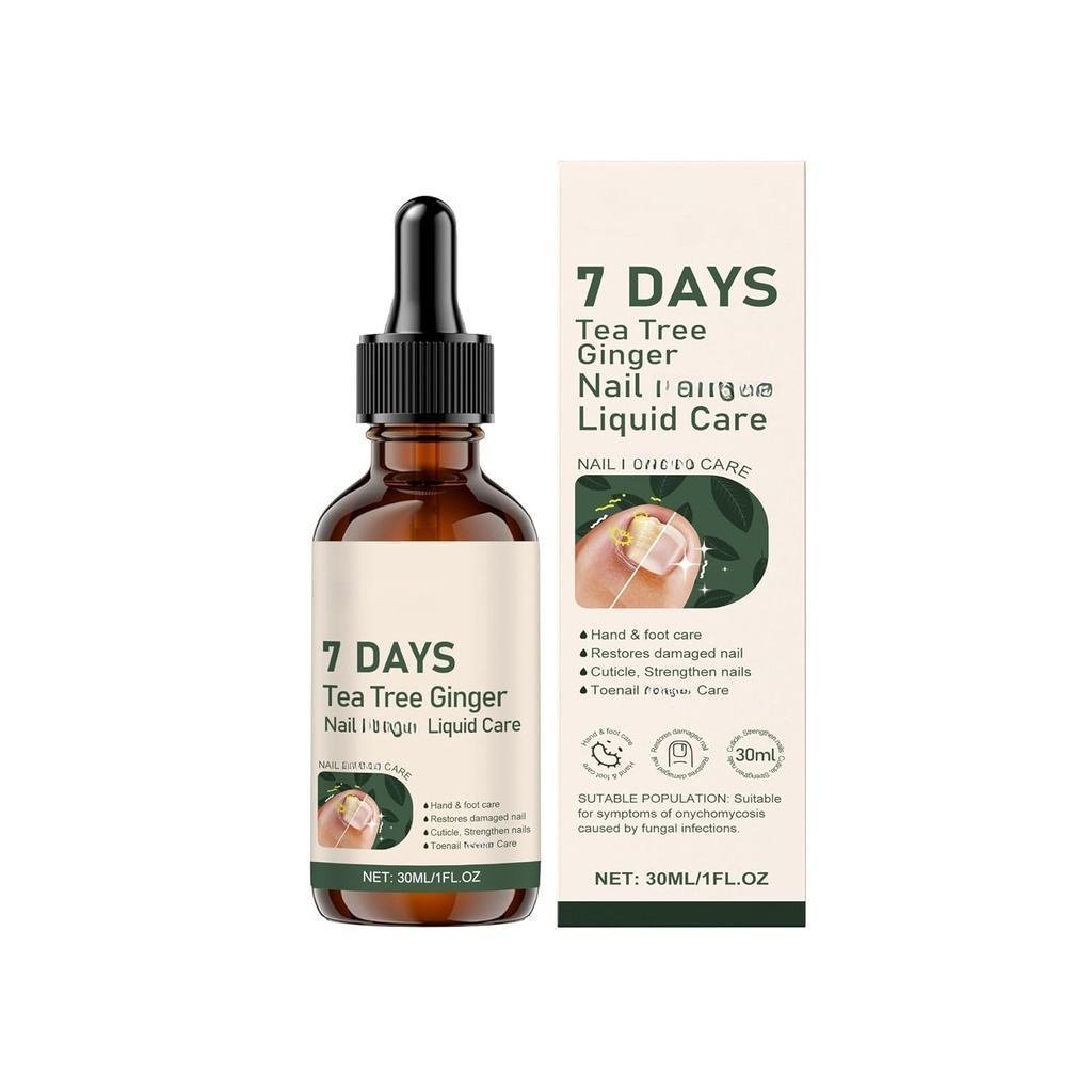 7 วัน Tea Tree Ginger Nail Ginger Nail Growth Serum & Cuticle Care Repair & Strengthener