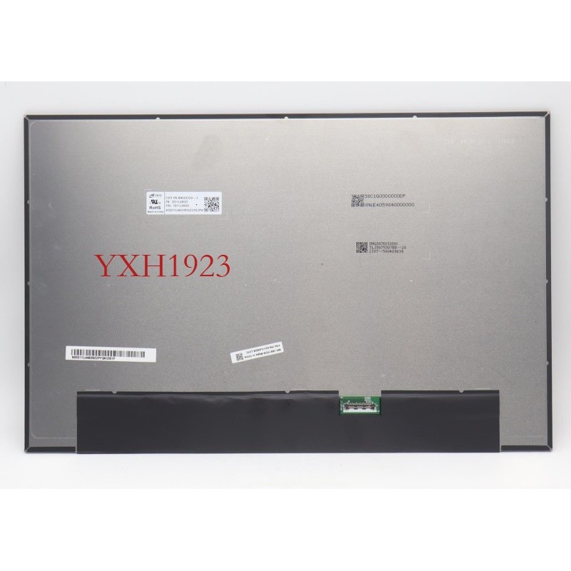 MNG007JA1-7 NE160WUM-N66 NE160WUM-N64 16;10 30pin 16.0 "แล็ปท็อปหน้าจอ LCD matrix หน้าจอแสดงผล LED