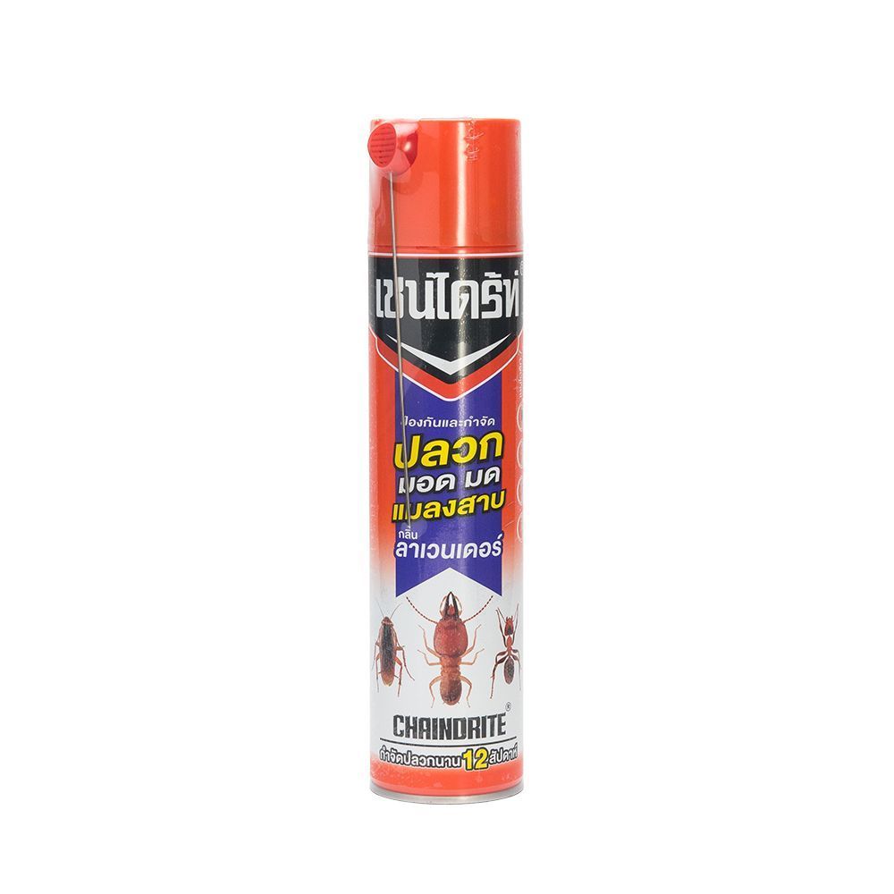 [สินค้าส่งด่วน]  เชนไดร้ท์ กำจัดปลวกแมลง ลาเวนเดอร์600มล. CHAINDRITE KILL TERMITES LAVENDER 600ML.