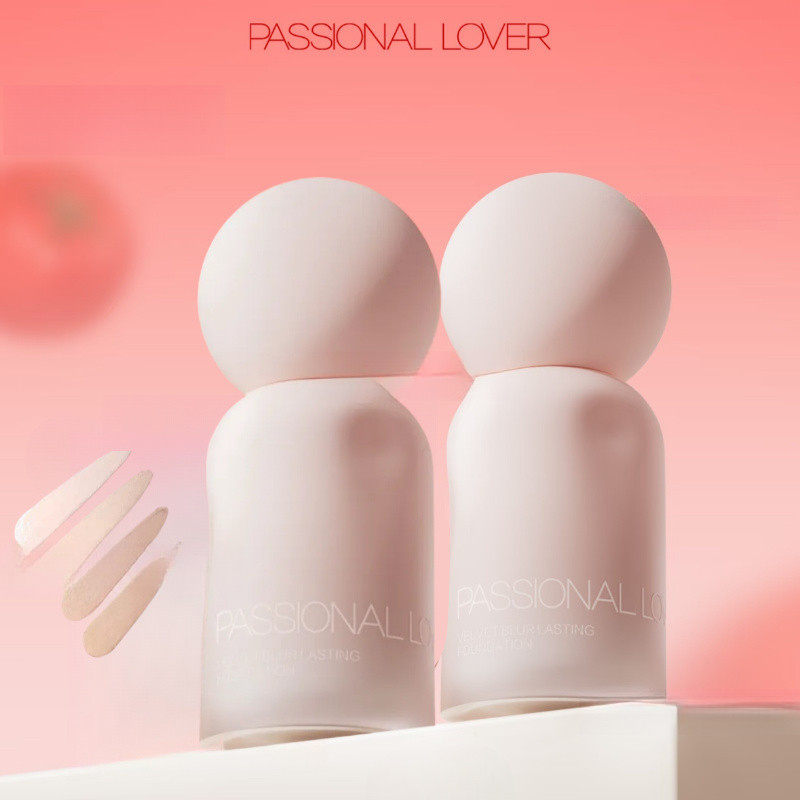 PL Liquid Foundation 4.0 สําหรับผิวมันติดทนนาน Oil-Controlling คอนซีลเลอร์ Liquid Foundation