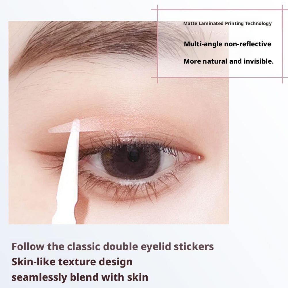 Box Double Eyelid Tape สําหรับคนที่มีรูปร่างตาที่แตกต่างกันที่มองไม่เห็น Double Eyelid Tape Q6n6