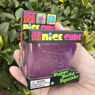 [พร้อมส่ง] NeeDoh Nice Cube สกุชชี่ ของเล่นคลายเครียด ของเล่นบีบ squishy ของเล่นเด็กผู้หญิง ลายน้ำแข็ง บีบสนุก หนึบหนับ บีบอัด