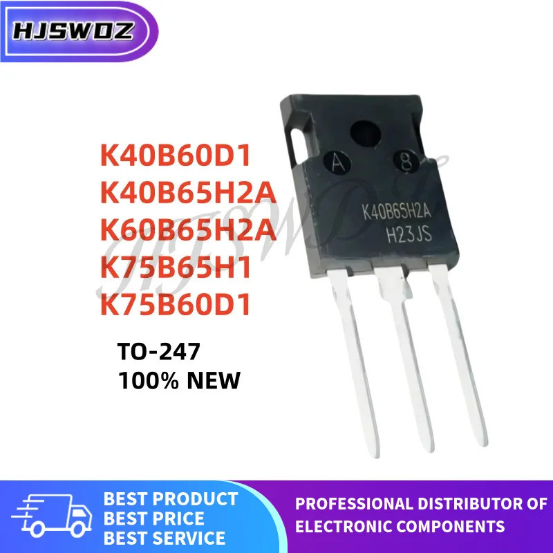 5PCS AOK40B65H2A AOK40B60D1 AOK60B65H2A AOK75B65H1 AOK75B60D1 K40B65H2A K40B60B65H1A ชิป ic5D1