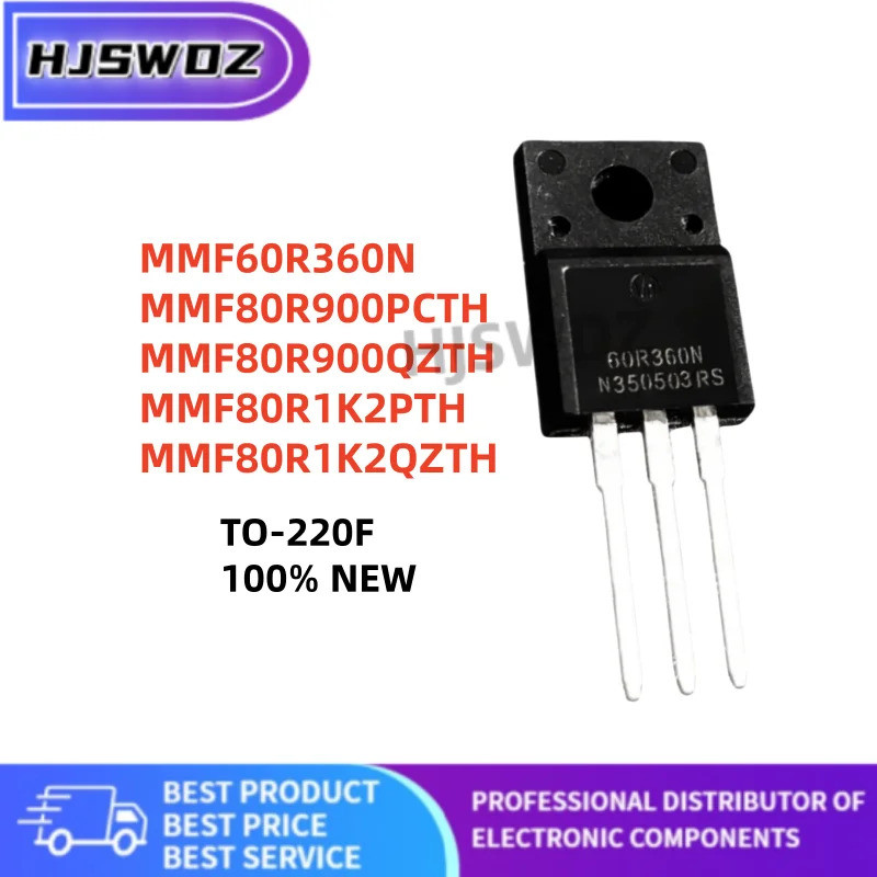 10/ชิ้น MMF80R900PCTH MMF60R360N MMF80R900QZTH MMF80R1K2PTH MMF80R1K2QZTH TO-220F 80R2QZ80P 80R2QZR2