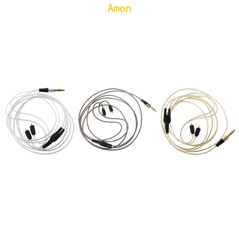 Amon MMCX สายเปลี่ยนสายหูฟังสําหรับ SE215 SE315 SE535 SE846